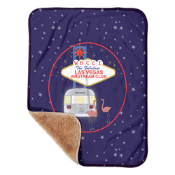 Las Vegas Airstream Club Sherpa Baby Blanket - 30" x 40"