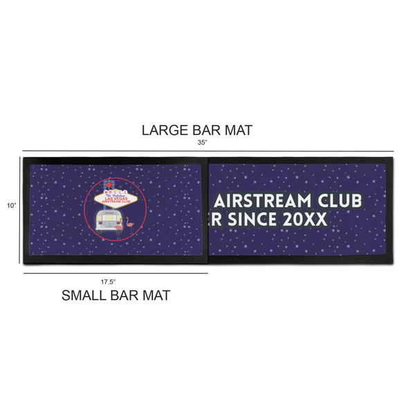 Las Vegas Airstream Club Bar Mats - Sizing Chart