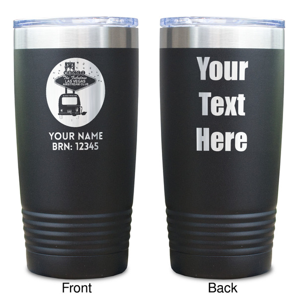Las Vegas Airstream Club Black Polar Camel Tumbler - 20oz - Double Sided  - Approval