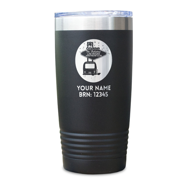 Las Vegas Airstream Club Black Polar Camel Tumbler - 20oz - Single Sided - Approval