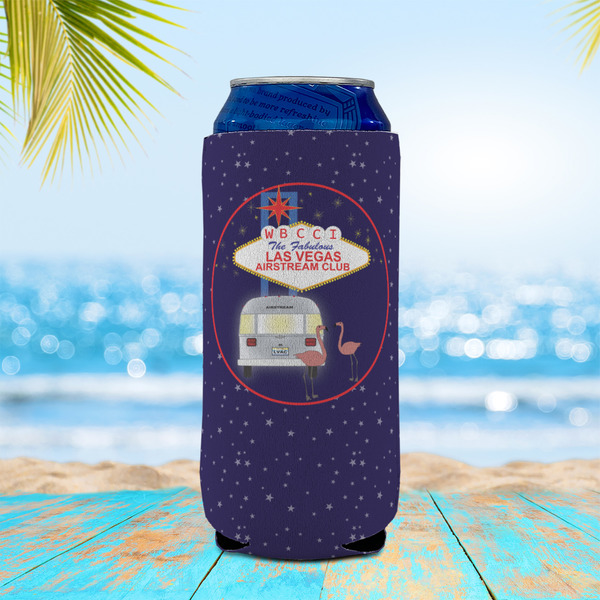 Las Vegas Airstream Club Can Cooler - 16oz - In Context