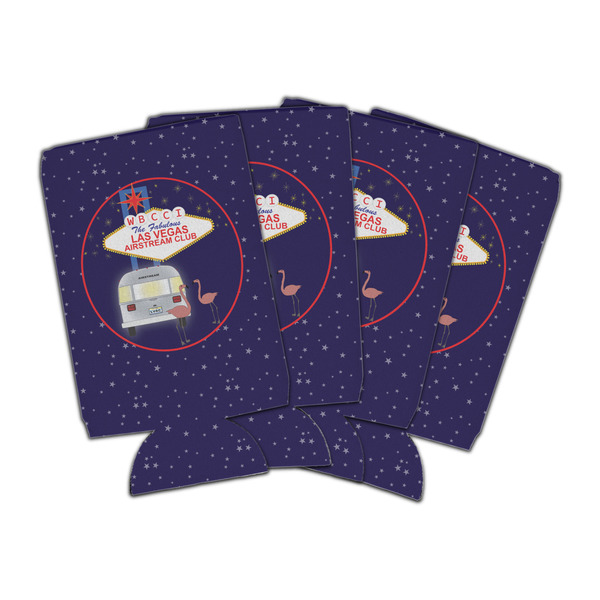 Custom Las Vegas Airstream Club Can Coolers - 16 oz - Set of 4