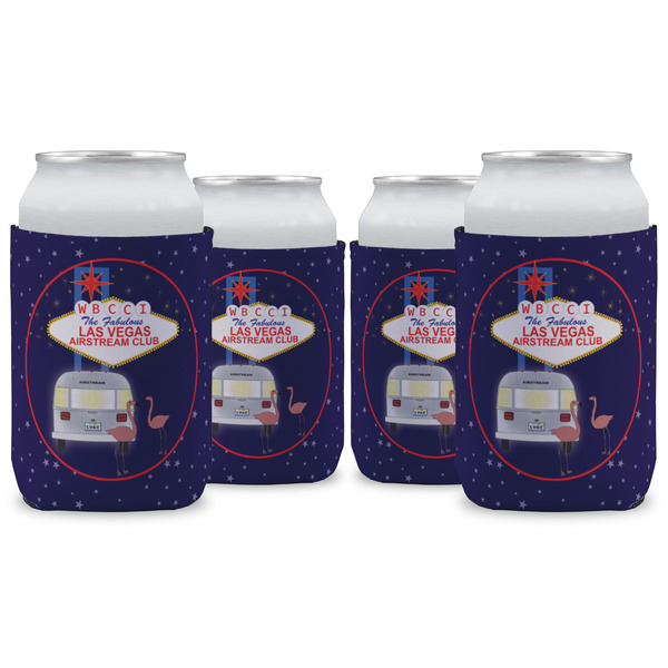 Custom Las Vegas Airstream Club Can Coolers - 12 oz - Set of 4