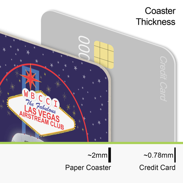 Las Vegas Airstream Club Coaster Thickness