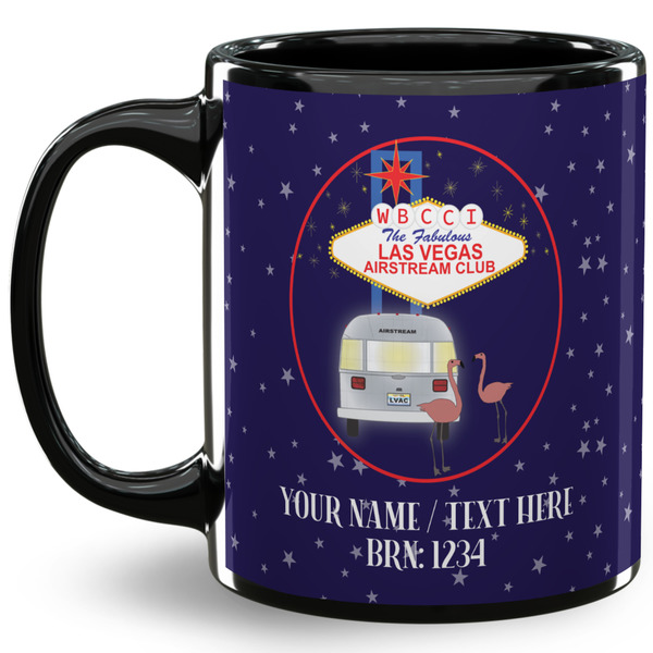 Custom Las Vegas Airstream Club 11 oz Coffee Mug - Black