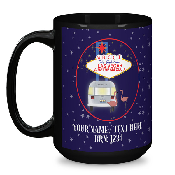 Las Vegas Airstream Club Coffee Mug - 15 oz - Black