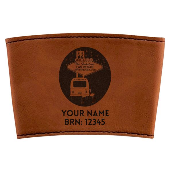 Custom Las Vegas Airstream Club Leatherette Cup Sleeve
