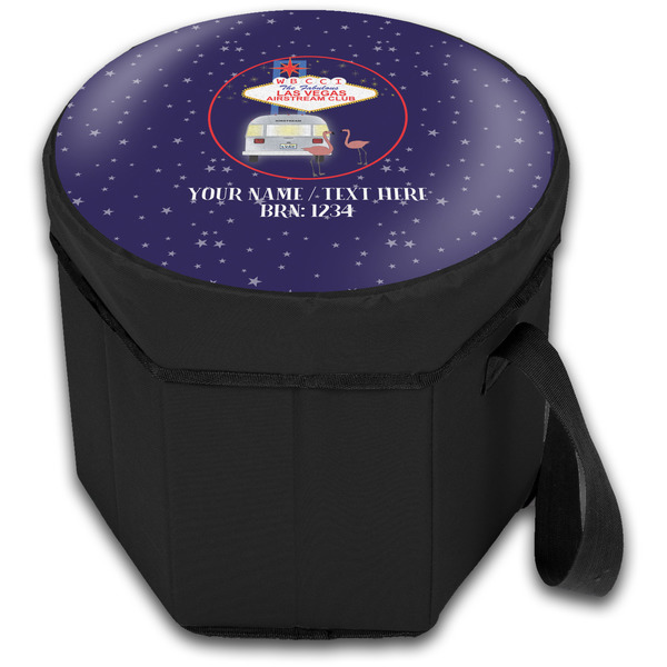 Las Vegas Airstream Club Collapsible Personalized Cooler & Seat (Closed)