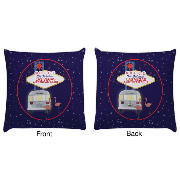 Las Vegas Airstream Club Decorative Pillow Case - Approval