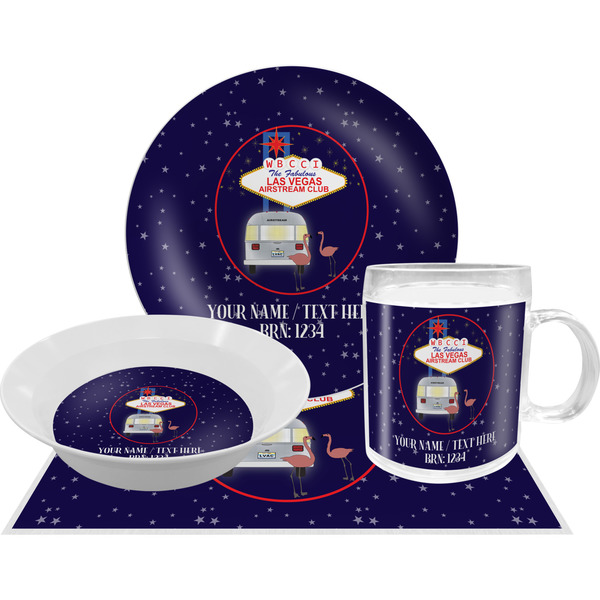 Las Vegas Airstream Club Dinner Set - 4pc
