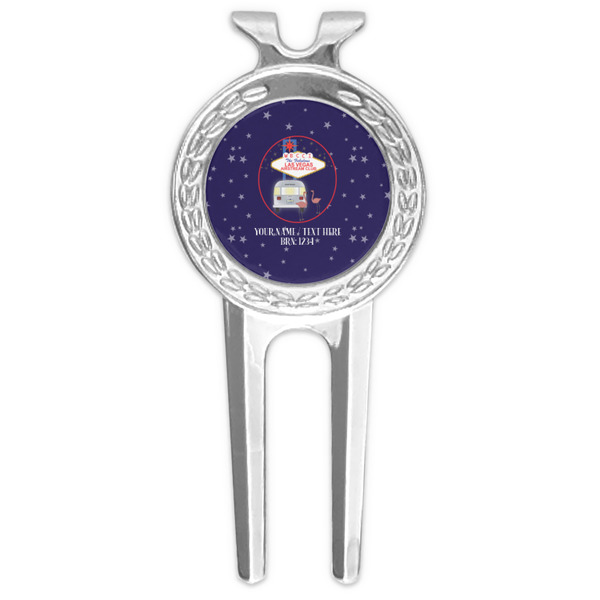 Custom Las Vegas Airstream Club Golf Divot Tool & Ball Marker