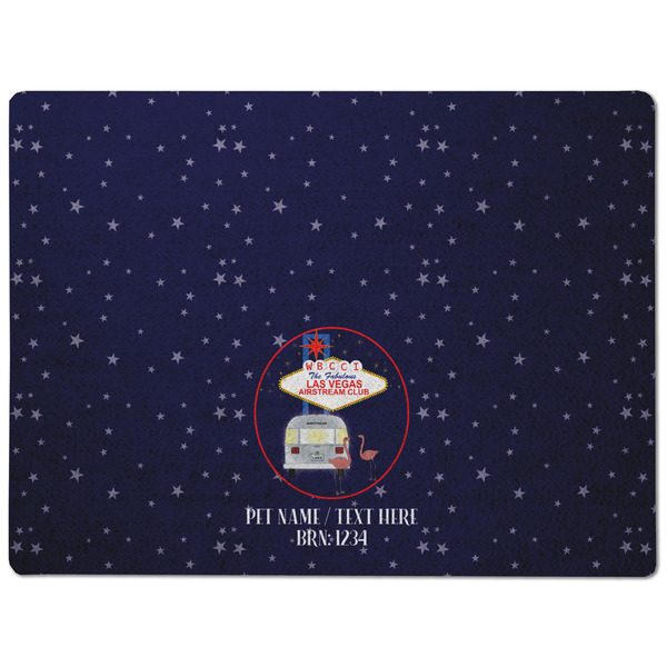 Las Vegas Airstream Club Dog Food Mat - Medium without bowls