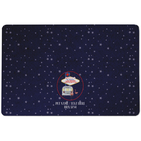 Custom Las Vegas Airstream Club Dog Food Mat