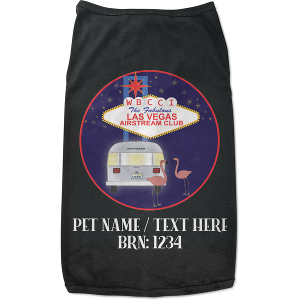 Custom Las Vegas Airstream Club Black Pet Shirt