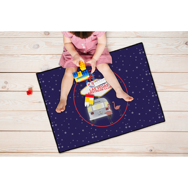 Las Vegas Airstream Club Door Mat - 24"x18" - Lifestyle