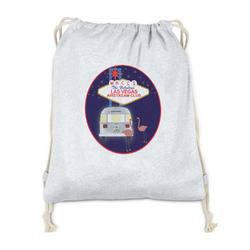 Las Vegas Airstream Club Drawstring Backpack - Sweatshirt Fleece