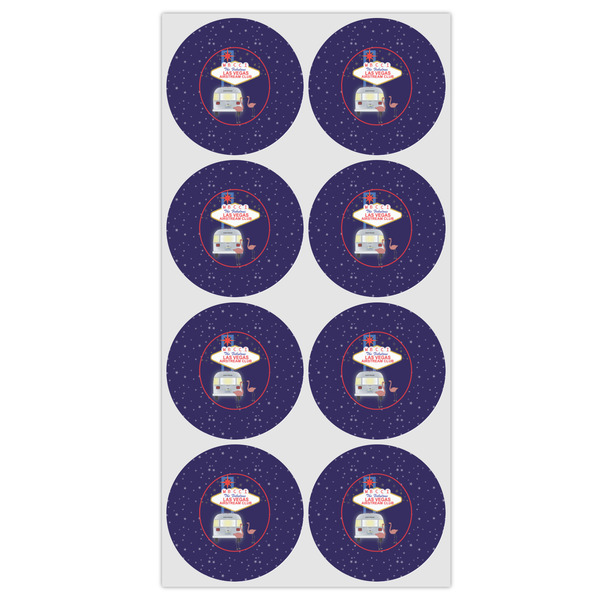 Las Vegas Airstream Club Drink Topper - Medium - Set of 8