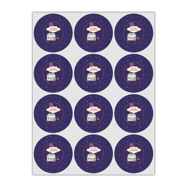 Las Vegas Airstream Club Drink Topper - Small - Set of 12