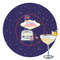Las Vegas Airstream Club Printed Drink Topper - 3.5"