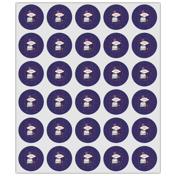 Las Vegas Airstream Club Drink Topper - XSmall - Set of 30