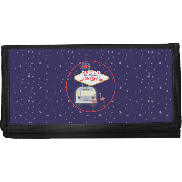 Custom Las Vegas Airstream Club Canvas Checkbook Cover