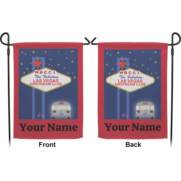 Las Vegas Airstream Club Garden Flag - Double Sided Front and Back