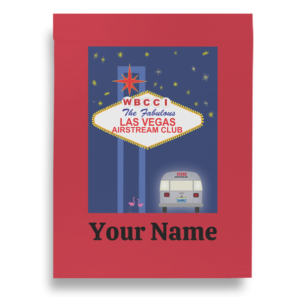 Las Vegas Airstream Club Garden Flags - Large - Double Sided - BACK