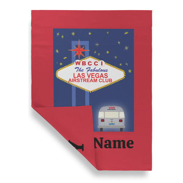 Las Vegas Airstream Club Garden Flags - Large - Double Sided - FRONT FOLDED