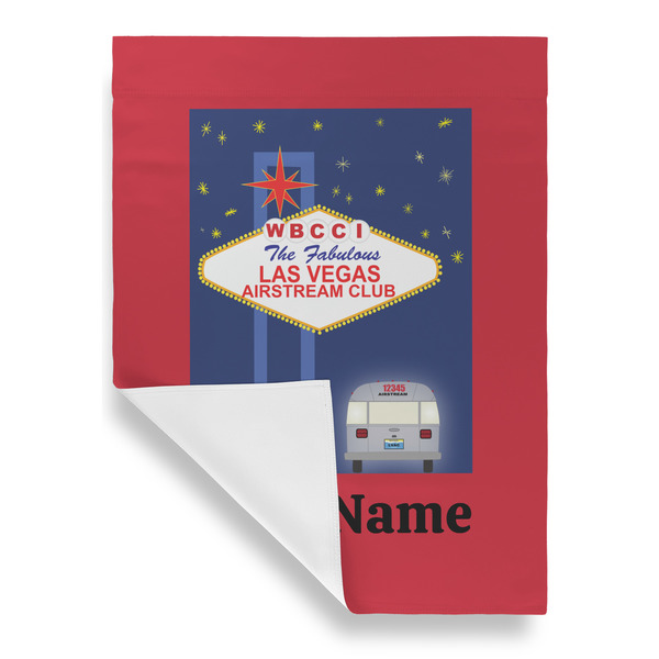 Las Vegas Airstream Club Garden Flags - Large - Single Sided - FRONT FOLDED