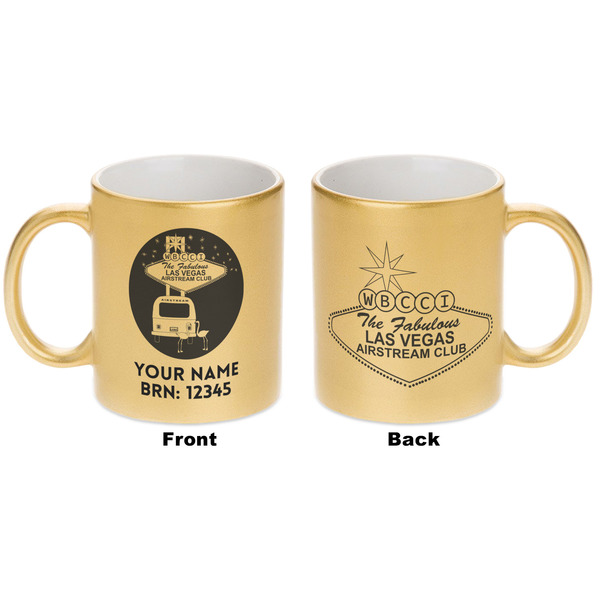 Las Vegas Airstream Club Gold Mug - Apvl