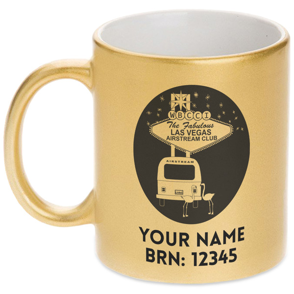 Custom Las Vegas Airstream Club Metallic Mug