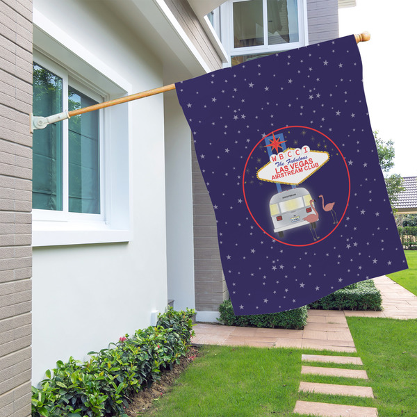 Las Vegas Airstream Club House Flags - Single Sided - LIFESTYLE