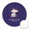 Las Vegas Airstream Club Printed Cookie Topper - Round