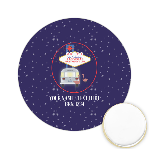Custom Las Vegas Airstream Club Printed Cookie Topper - 2.15"