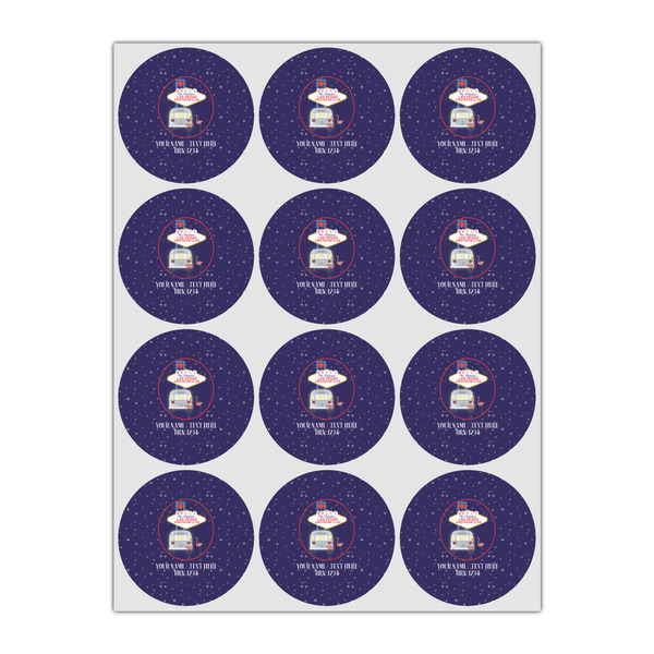 Las Vegas Airstream Club Icing Circle - Small - Set of 12