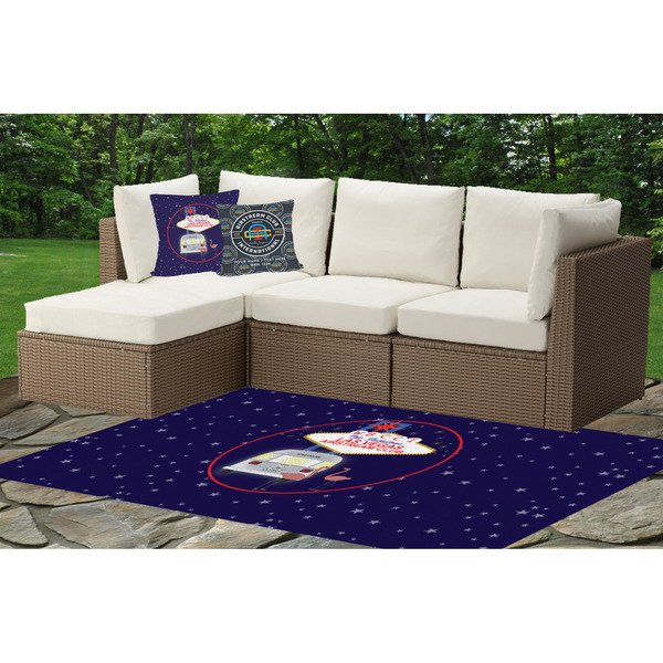 Las Vegas Airstream Club Indoor / Outdoor Rug & Cushions