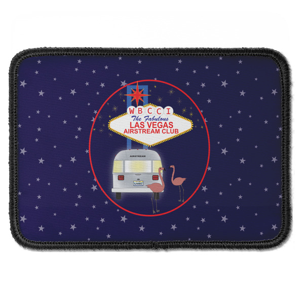 Las Vegas Airstream Club Iron On Patch - Rectangle - Front