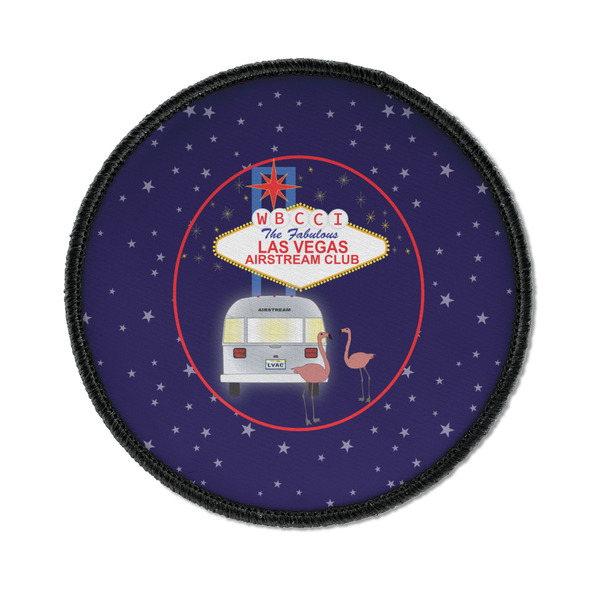 Las Vegas Airstream Club Iron On Patch - Round - Front