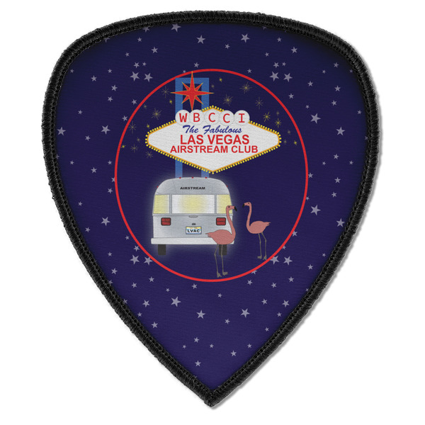 Las Vegas Airstream Club Iron On Patch - Shield - Style A - Front