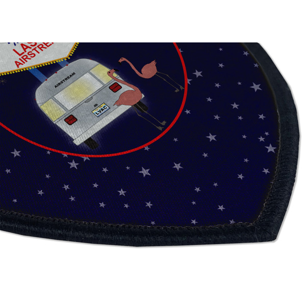 Las Vegas Airstream Club Iron On Patch - Shield - Style B - Closeup