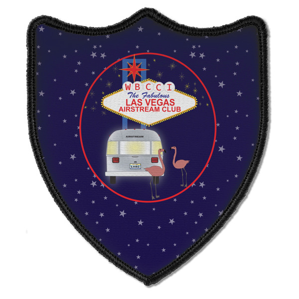 Las Vegas Airstream Club Iron On Patch - Shield - Style B - Front