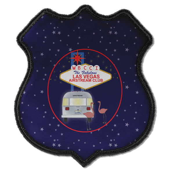 Las Vegas Airstream Club Iron On Patch - Shield - Style C - Front