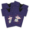 Las Vegas Airstream Club Jersey Bottle Coolers - Set of 4