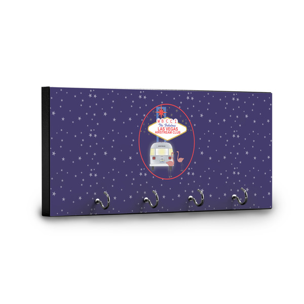 Las Vegas Airstream Club Key Hanger - Front View with Hooks