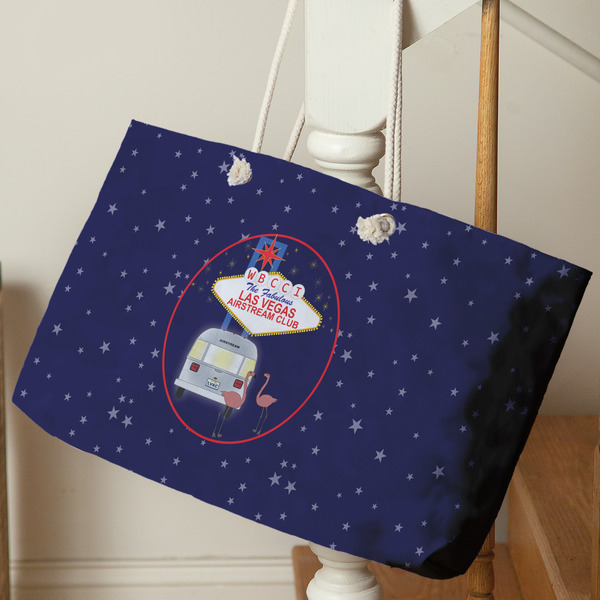 Las Vegas Airstream Club Large Rope Tote - Life Style