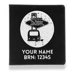 Las Vegas Airstream Club Leather Binder - 1" - Black