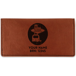 Las Vegas Airstream Club Leatherette Checkbook Holder