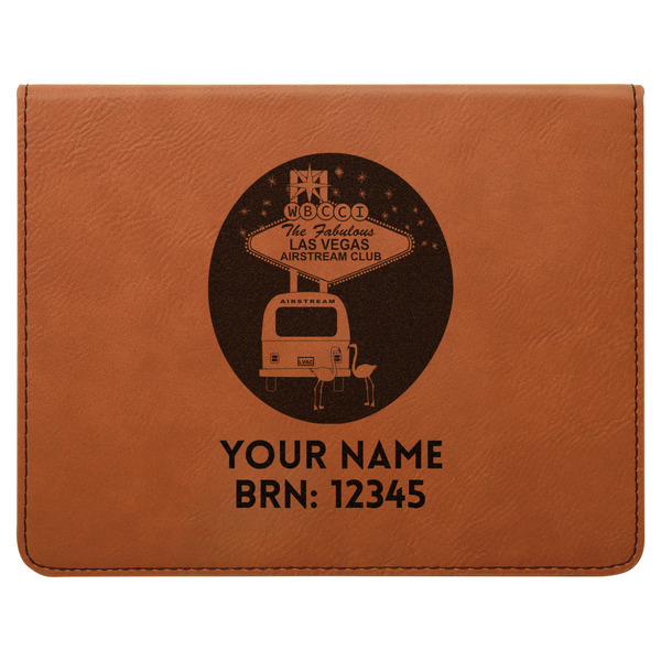 Las Vegas Airstream Club Leatherette 4-Piece Wine Tool Set Flat