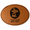 Las Vegas Airstream Club Faux Leather Iron On Patch - Oval