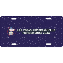 Las Vegas Airstream Club Front License Plate